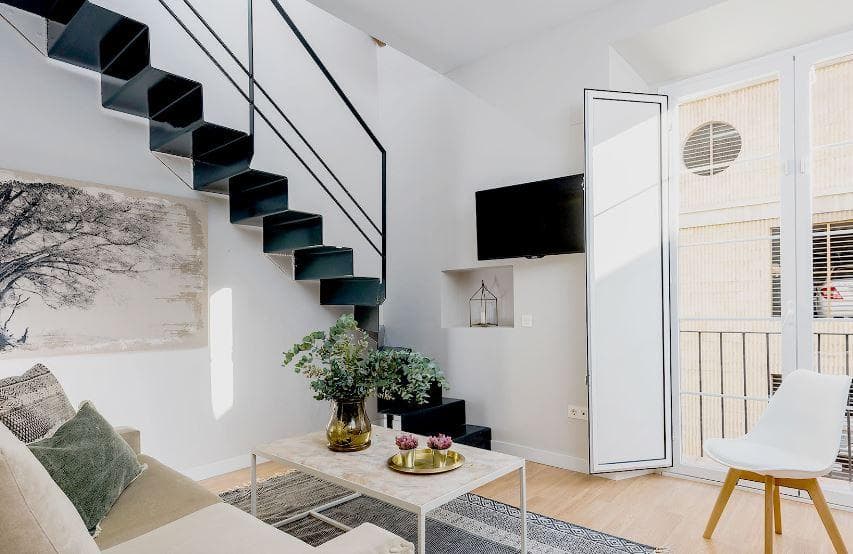 Elegantly furnished apartment in Malaga - Living room