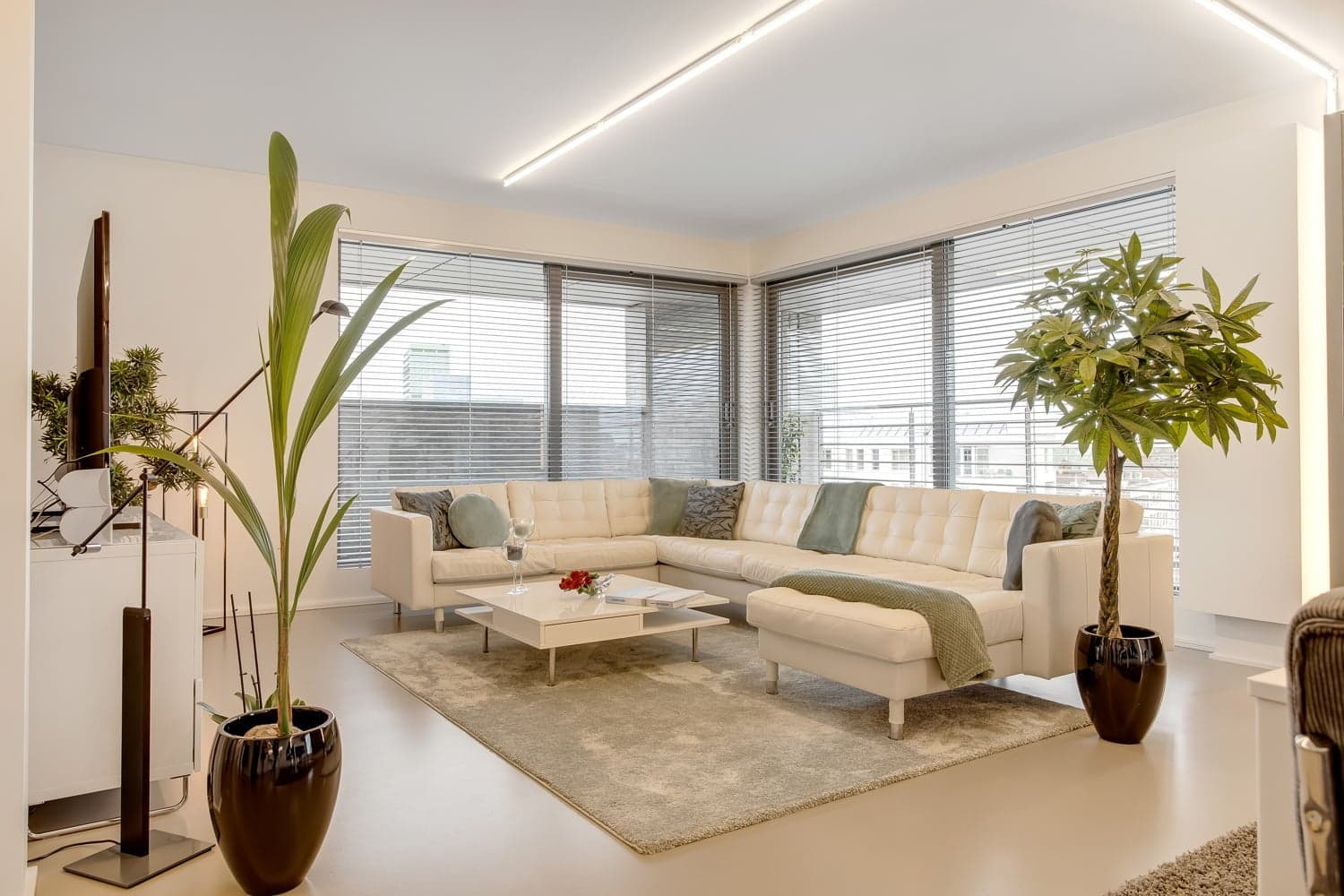 Luxury penthouse in Antwerp for expats - Sofas