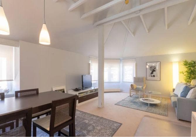 Great accommodation for expats in Getxo - Living room