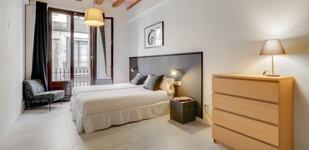 Pier - Cosy luxury apartment in Barcelona for expats - Bedroom