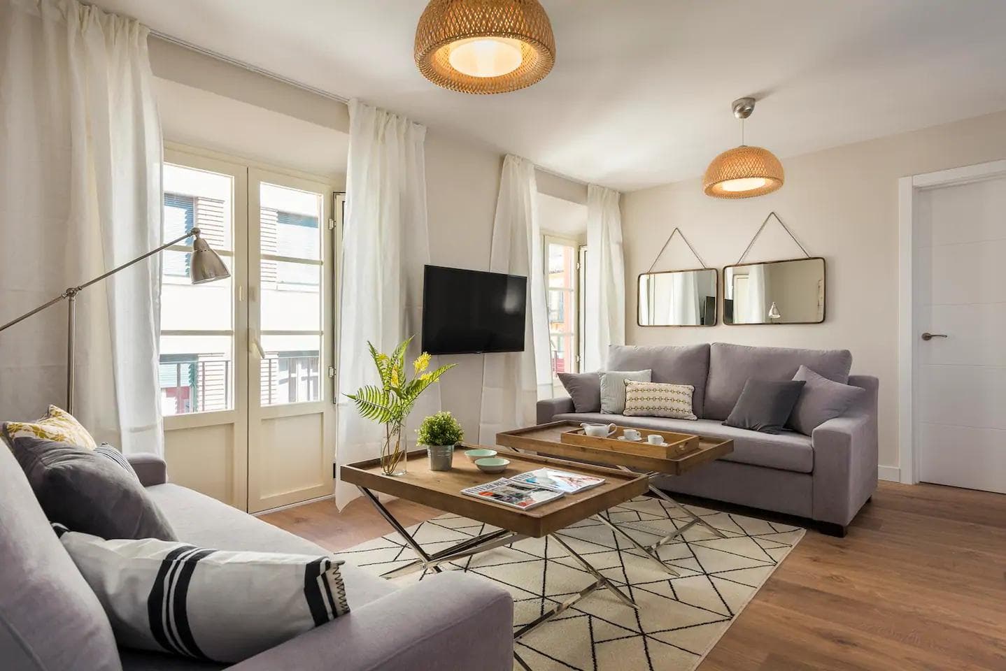 Caldereria - 3 bedroom flat in Malaga - Living room