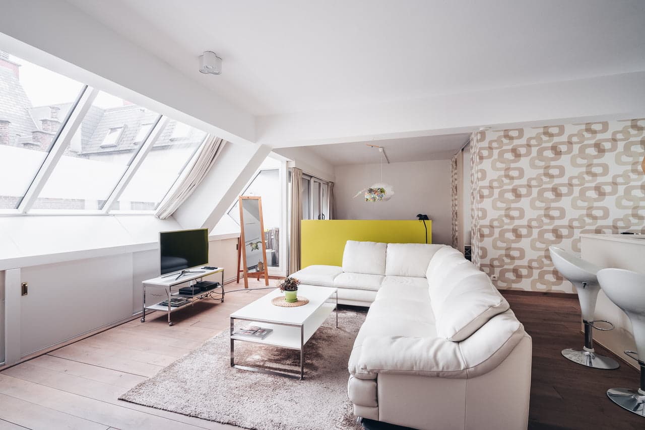 Rodestraat - Modern expat flat in Antwerp - Living room