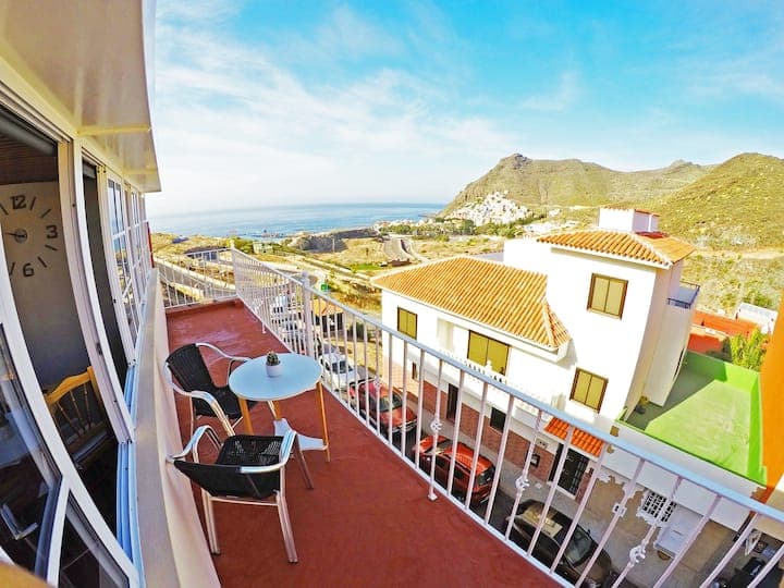 Nue - Expat penthouse on Tenerife - Terrace and view