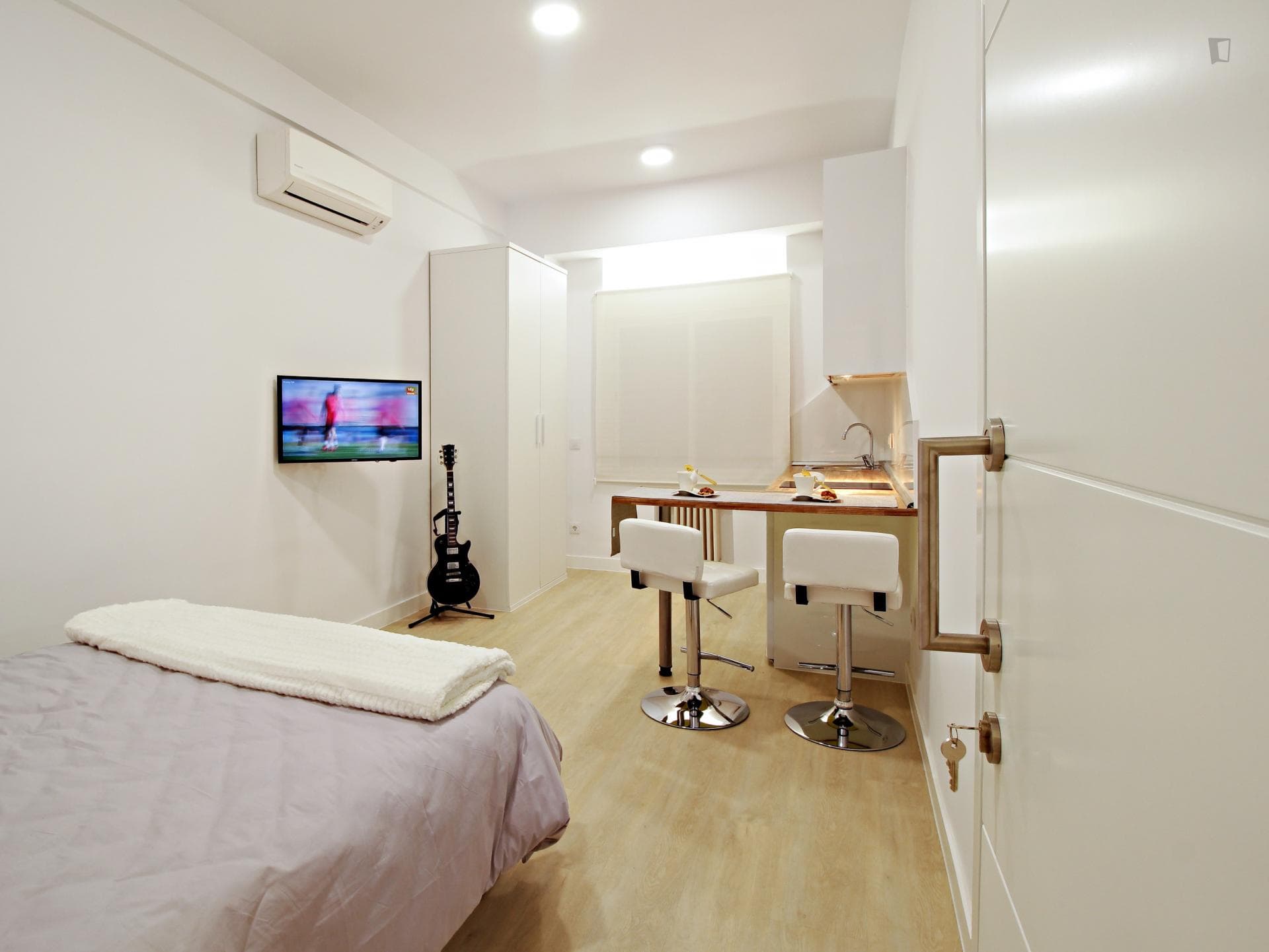 Quevedo - Studio in Madrid - Bedroom