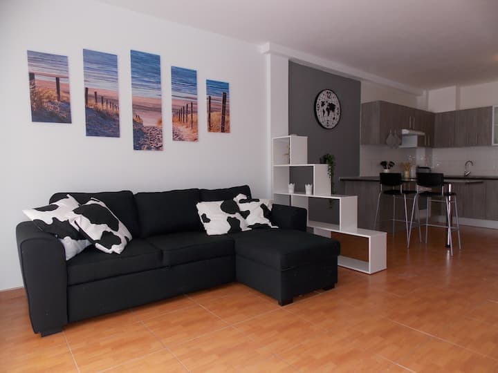Funky - Spacious flat on Fuerteventura - Living room