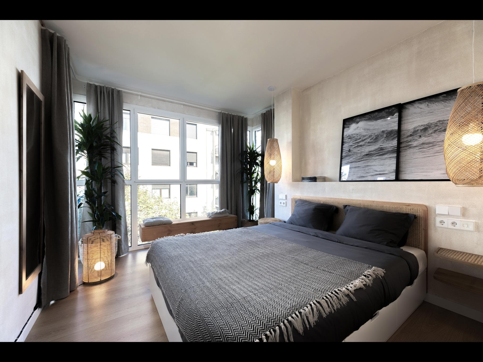 1 bedroom luxury flat in Barcelona - Bedroom