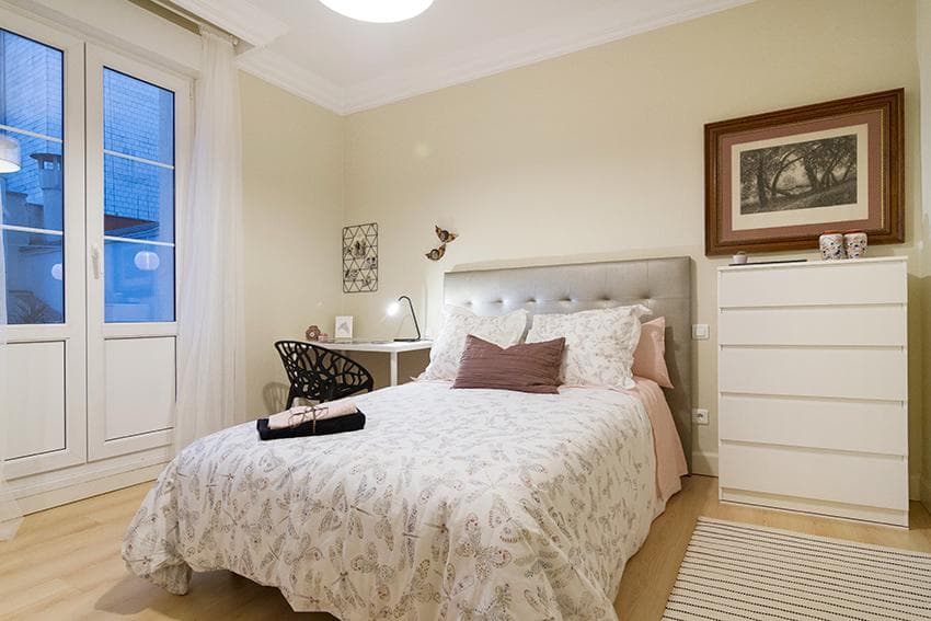 Recalde 3 - Shared flat with terrace in Bilbao - Bedroom