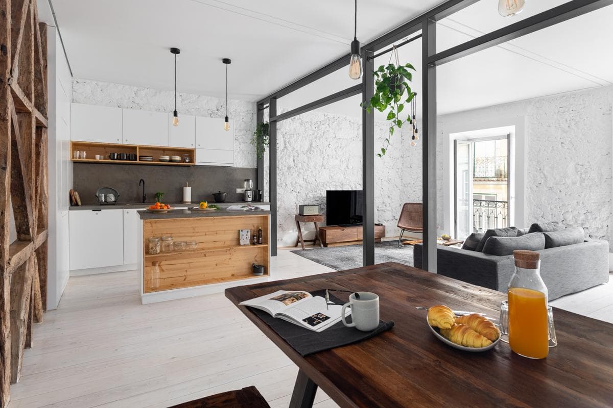 Boavista - Stylish Apartment with view in Lisbon - Living room 