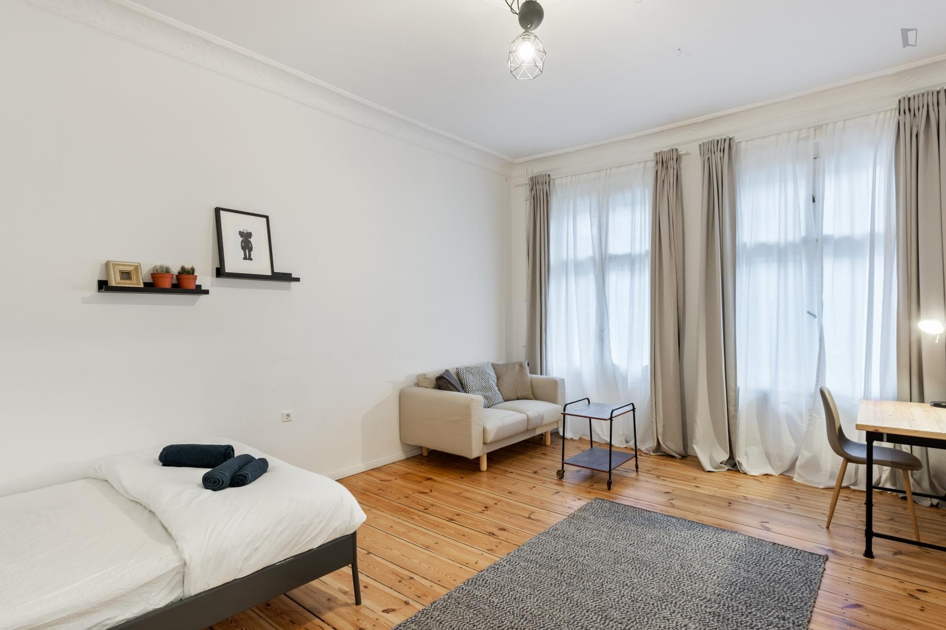 Sonnen - Furnished expat studio in Berlin - Living room