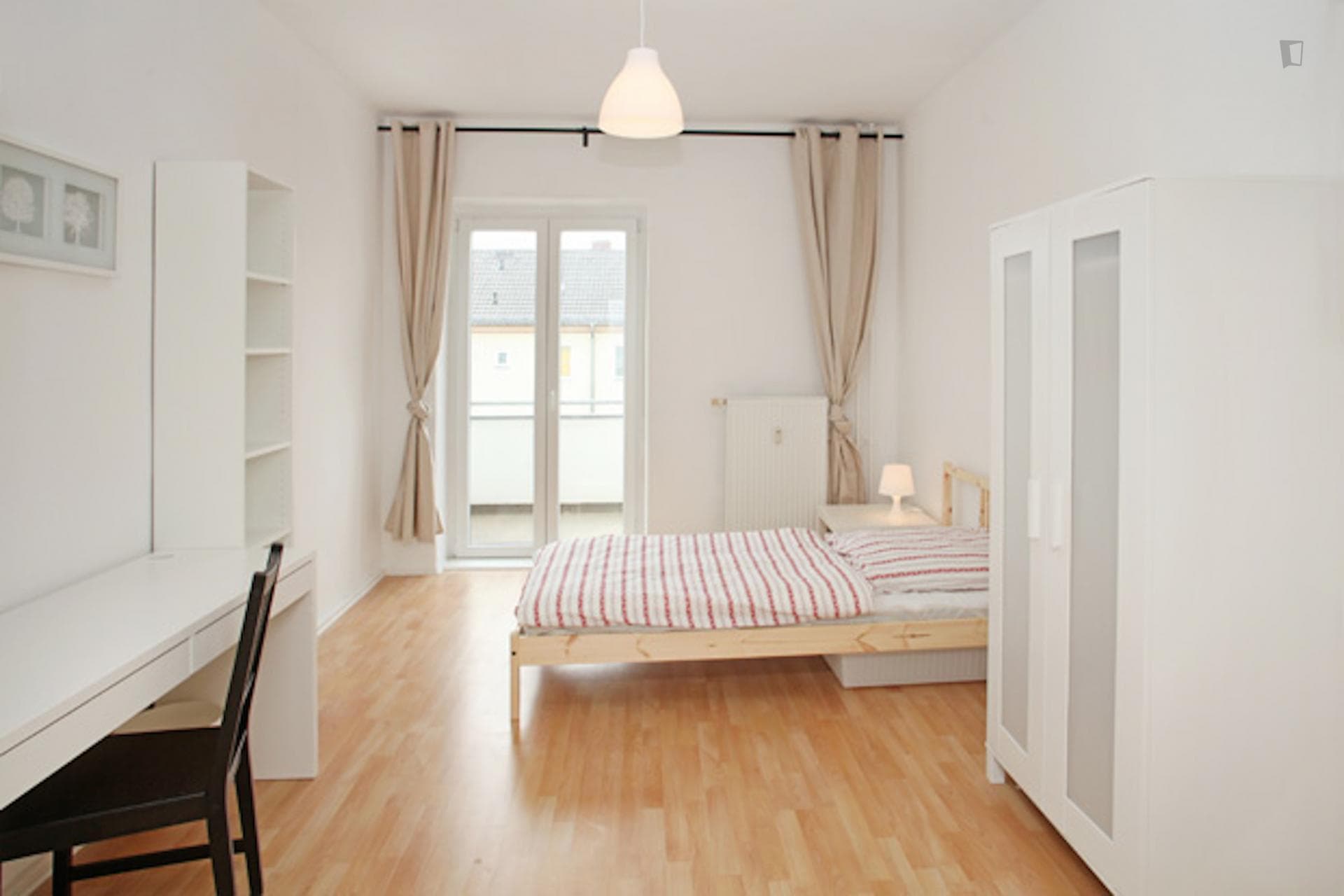 Nacken - Furnished single bedroom in Berlin - Bedroom