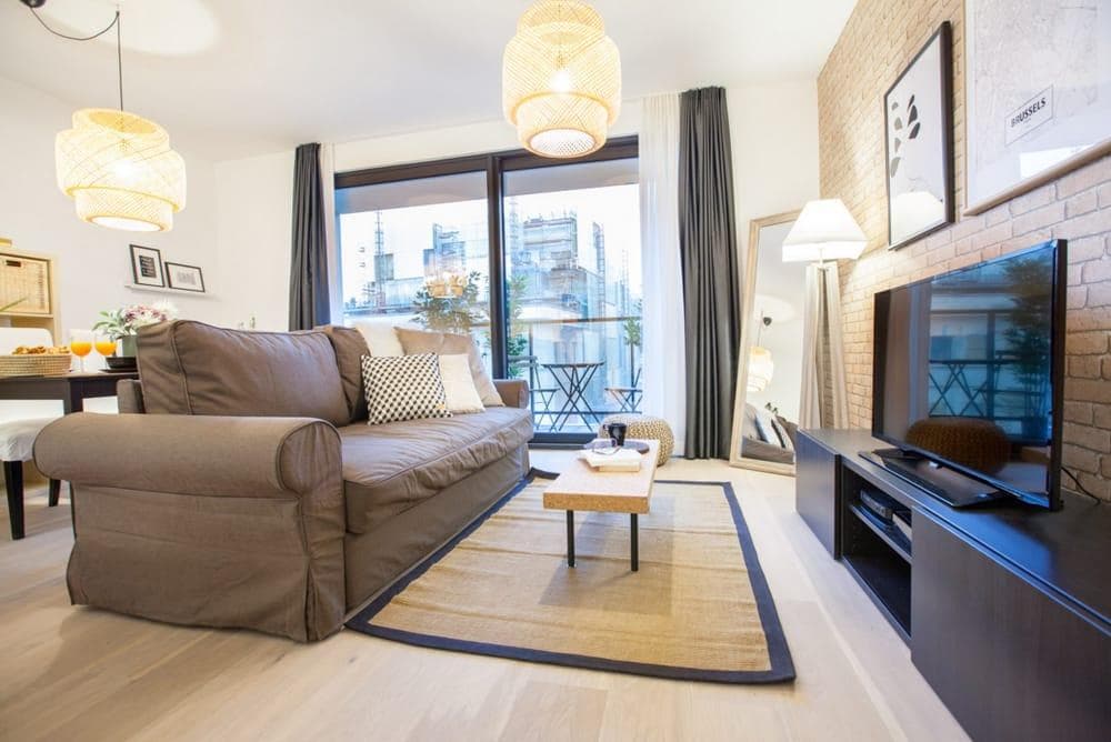 Belliard - Exclusive apartment for expats in Brussels - Living room