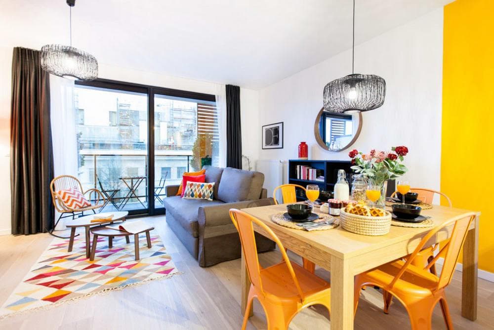 Belliard 2 - Luxury rental in Brussels for expats - Living room