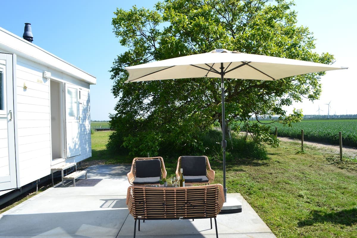 Schelpkreek 2 - Chalet for expats near Terneuzen - Terrace