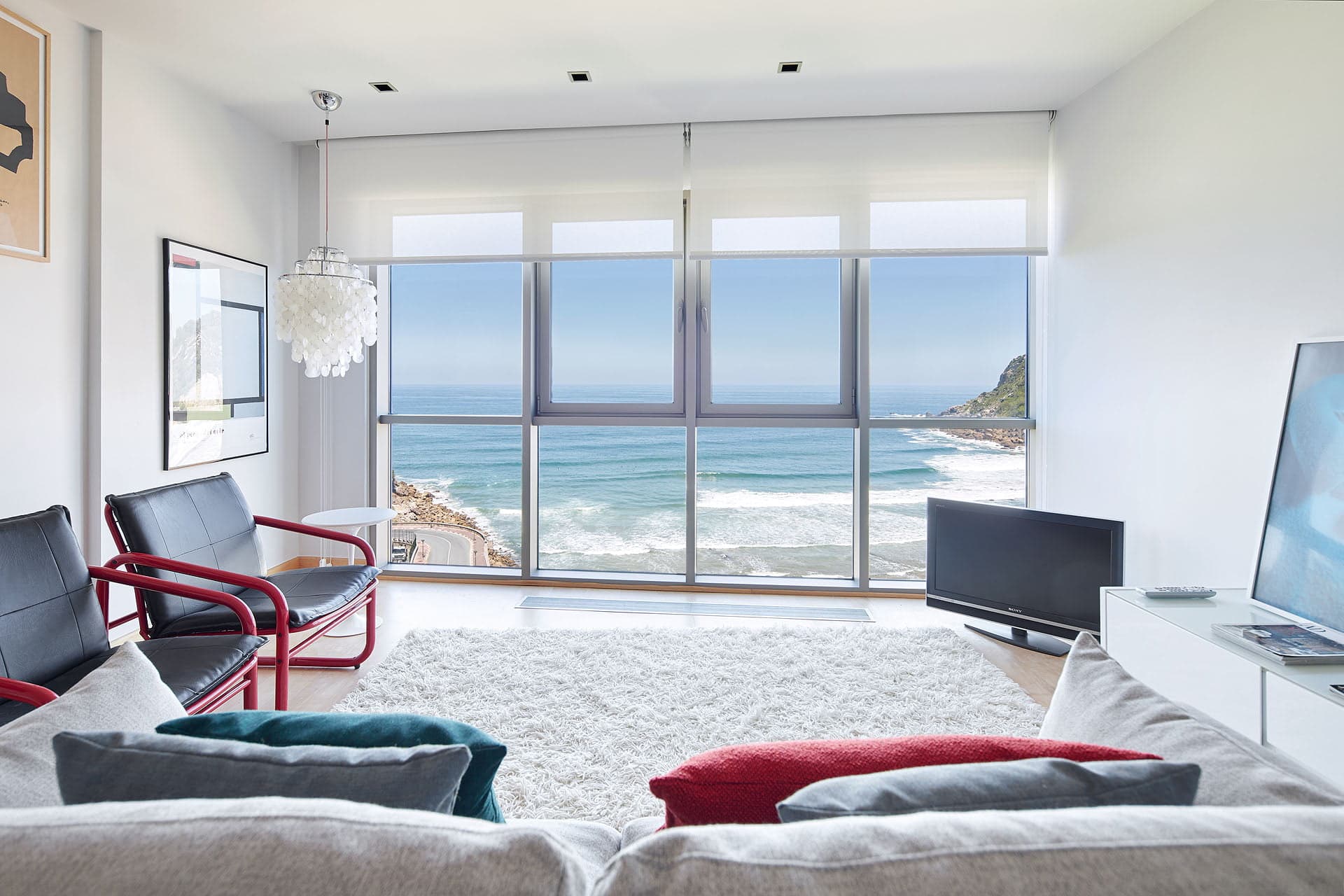 Gaztetape 1 - Luxury expat apartment in Zarautz - Living room