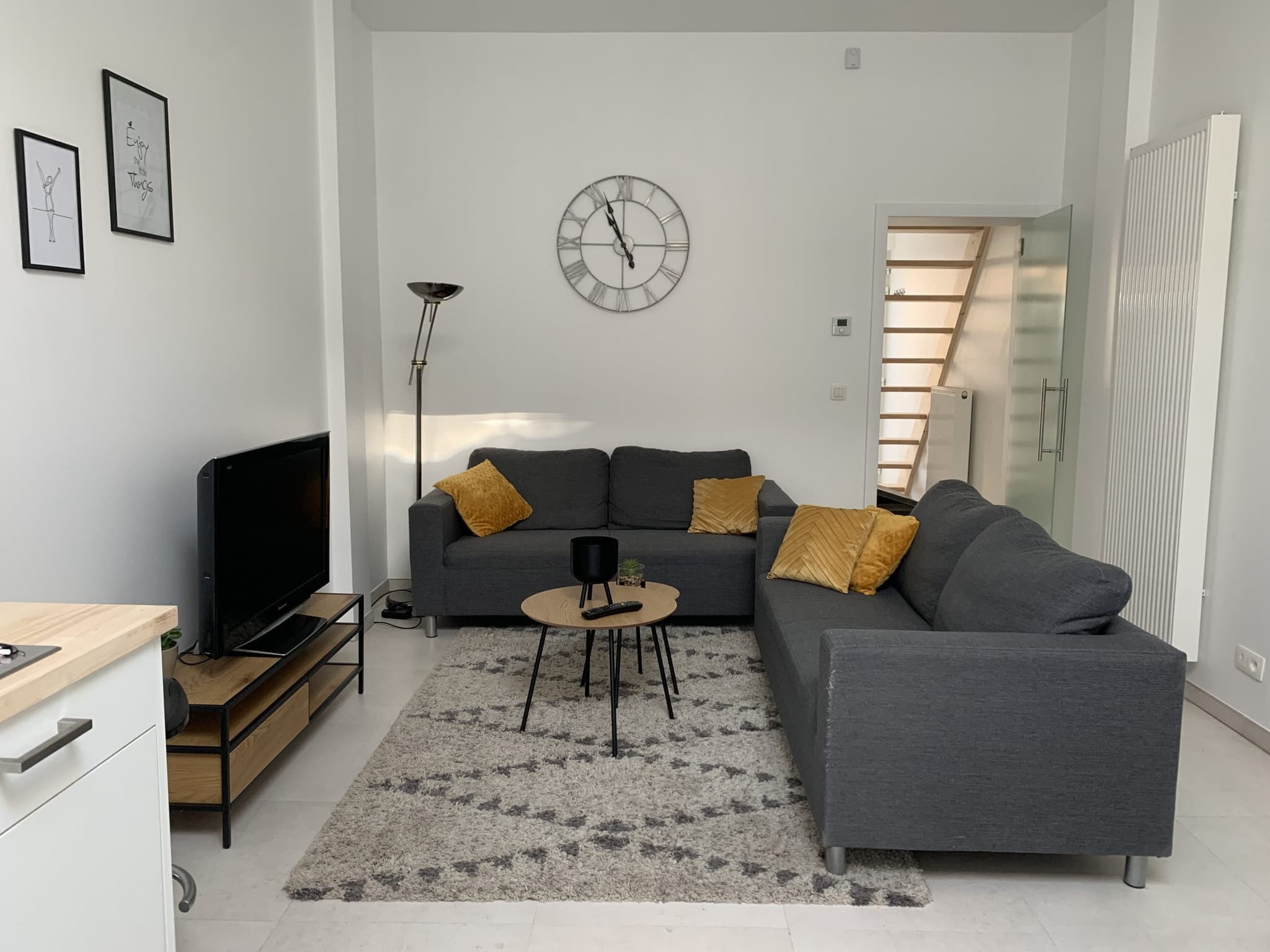 Vooruitgang - Furnished expat house near Antwerp - Living room