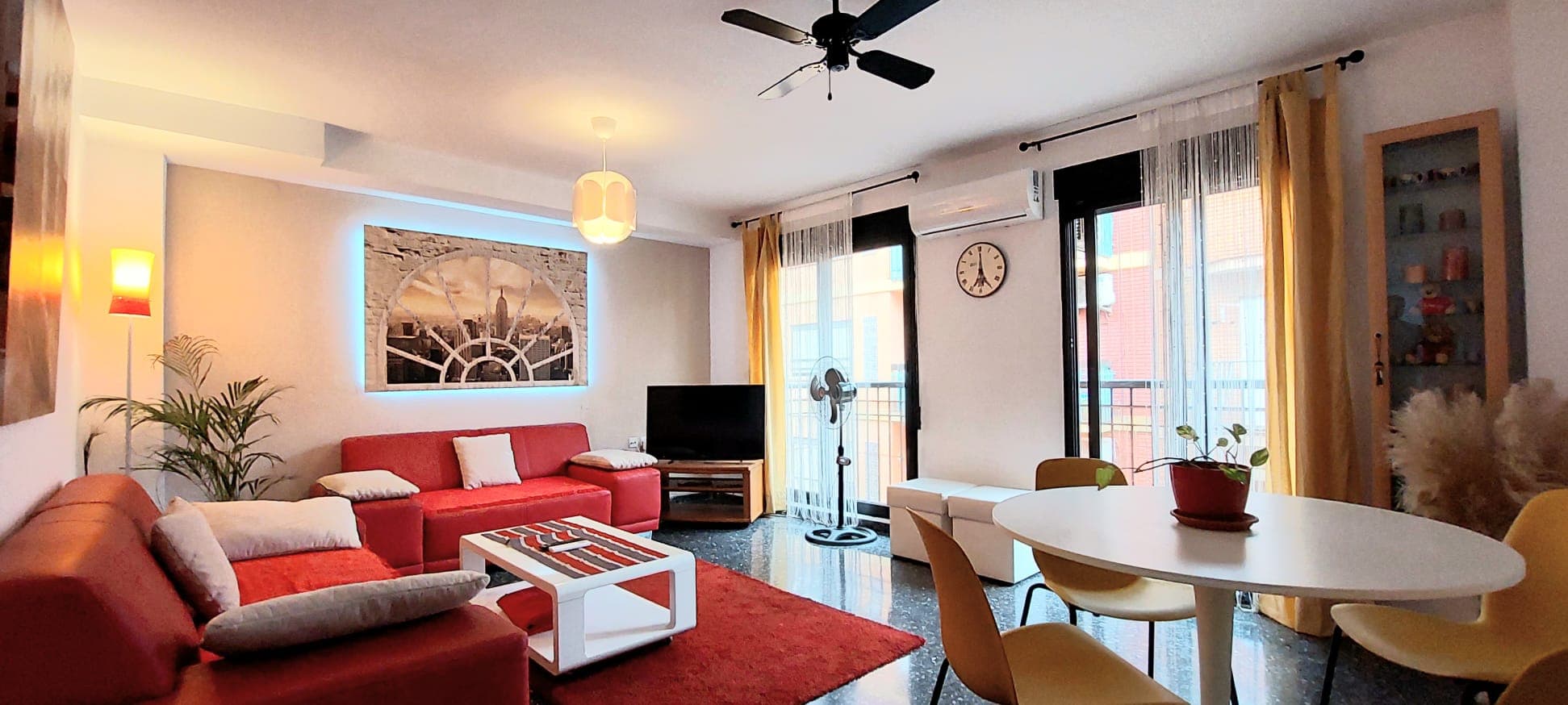 Costa - Furnished apartment for rent in Valencia - Living room