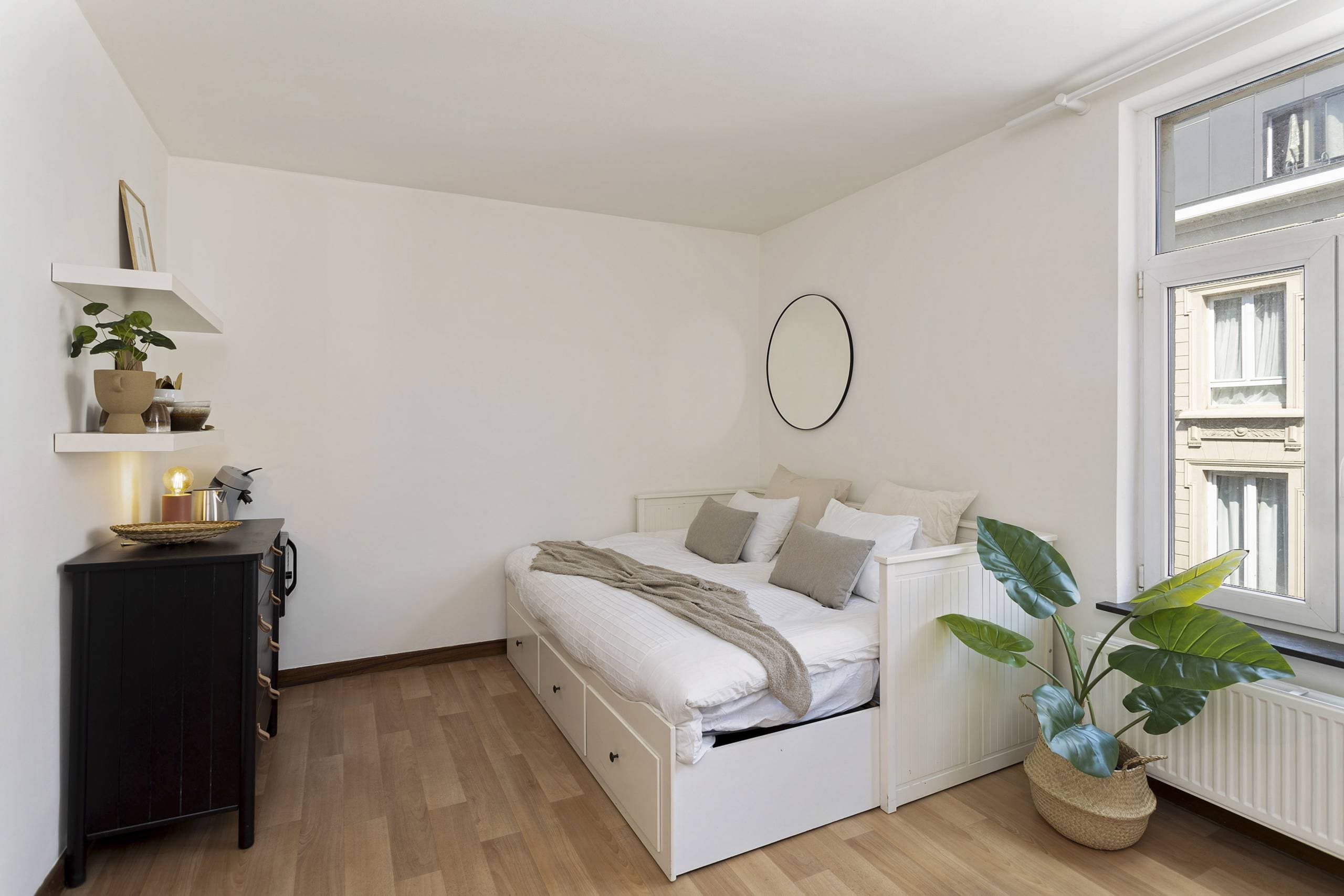 Cuerens - Lovely studio for rent in Brussels - Bedroom