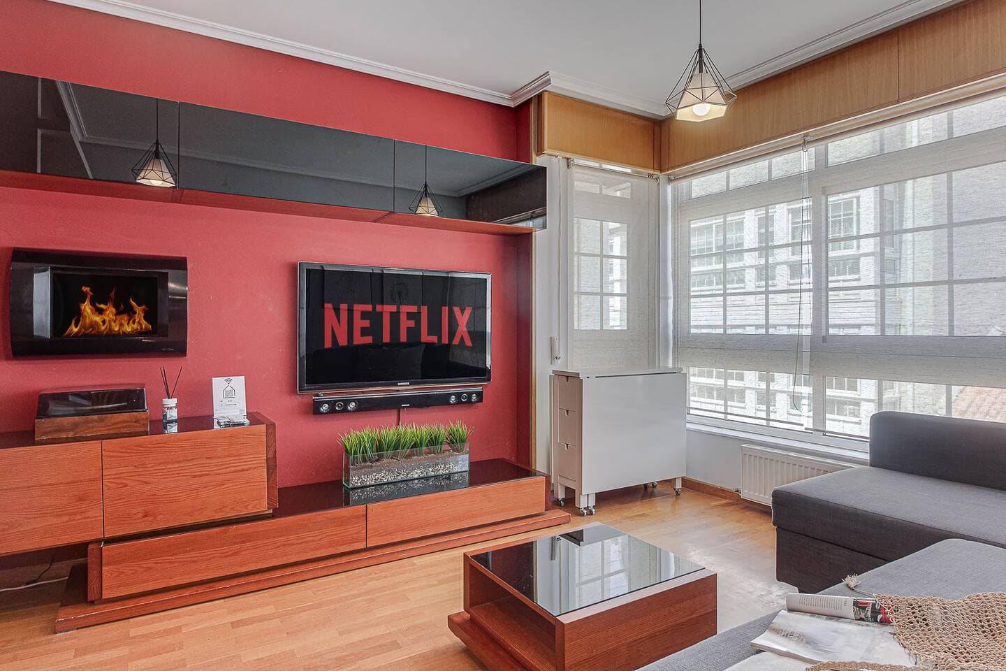 living room - 2 Bedroom apartment for rent in A Coruña