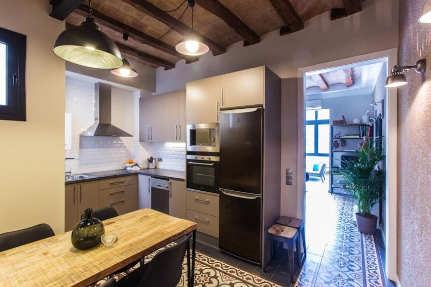 Luxury rental in Barcelona - Kitchen