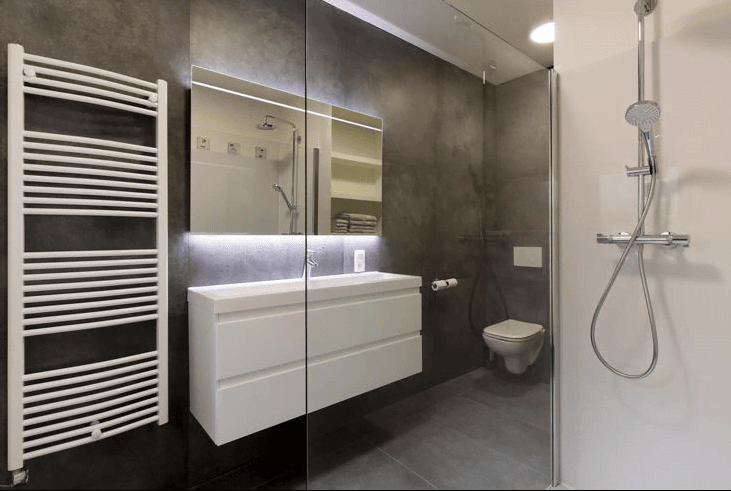 Rental apartment in Antwerp with terrace - Bathroom