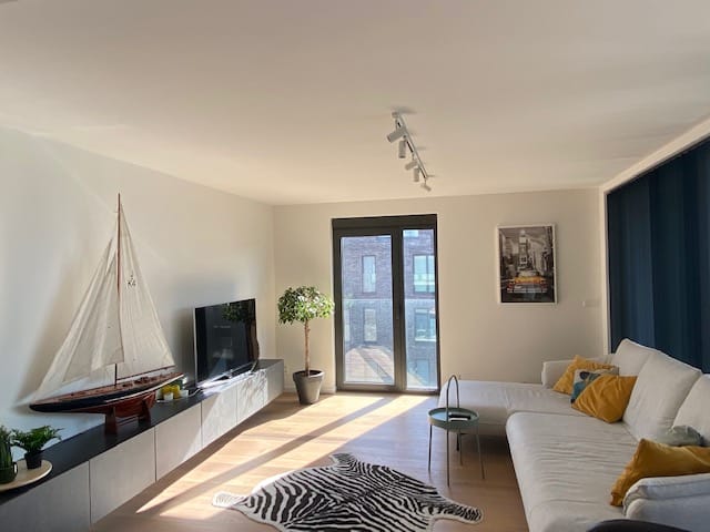 2-bedroom apartment for rent near Antwerp - Livingroom
