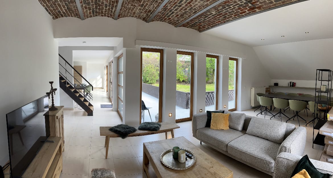 apartment for rent in brussels - livingroom