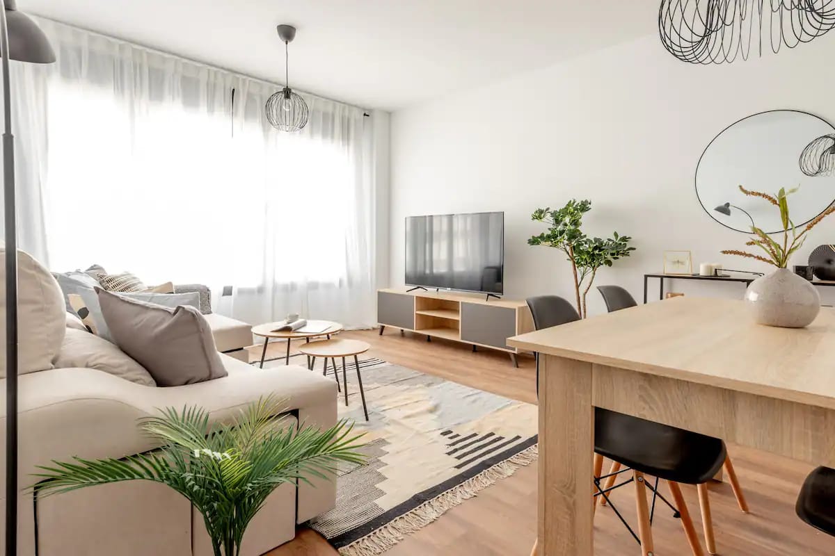 living room Ferenc 5 - Apartment for rent in Madrid