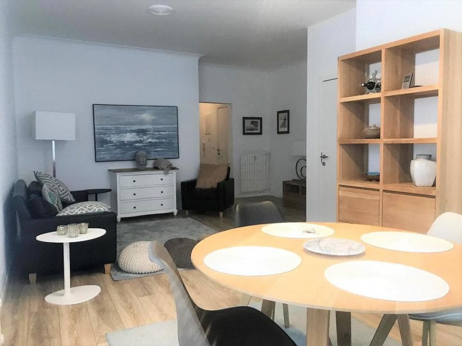 Nice furnished rental flat in Antwerp - Living room