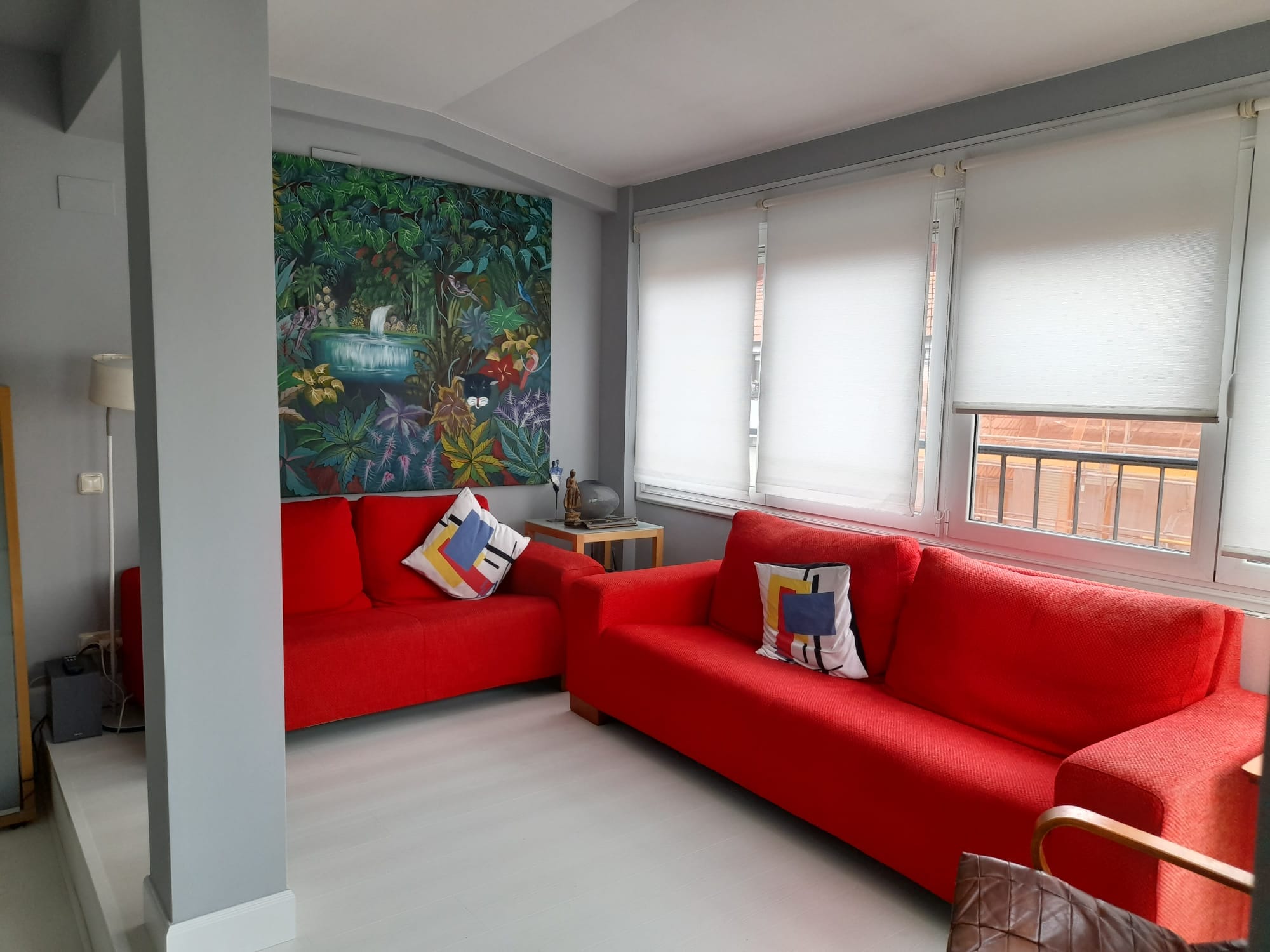 General Eguia - Apartment for expats in Bilbao with terrace - Living room