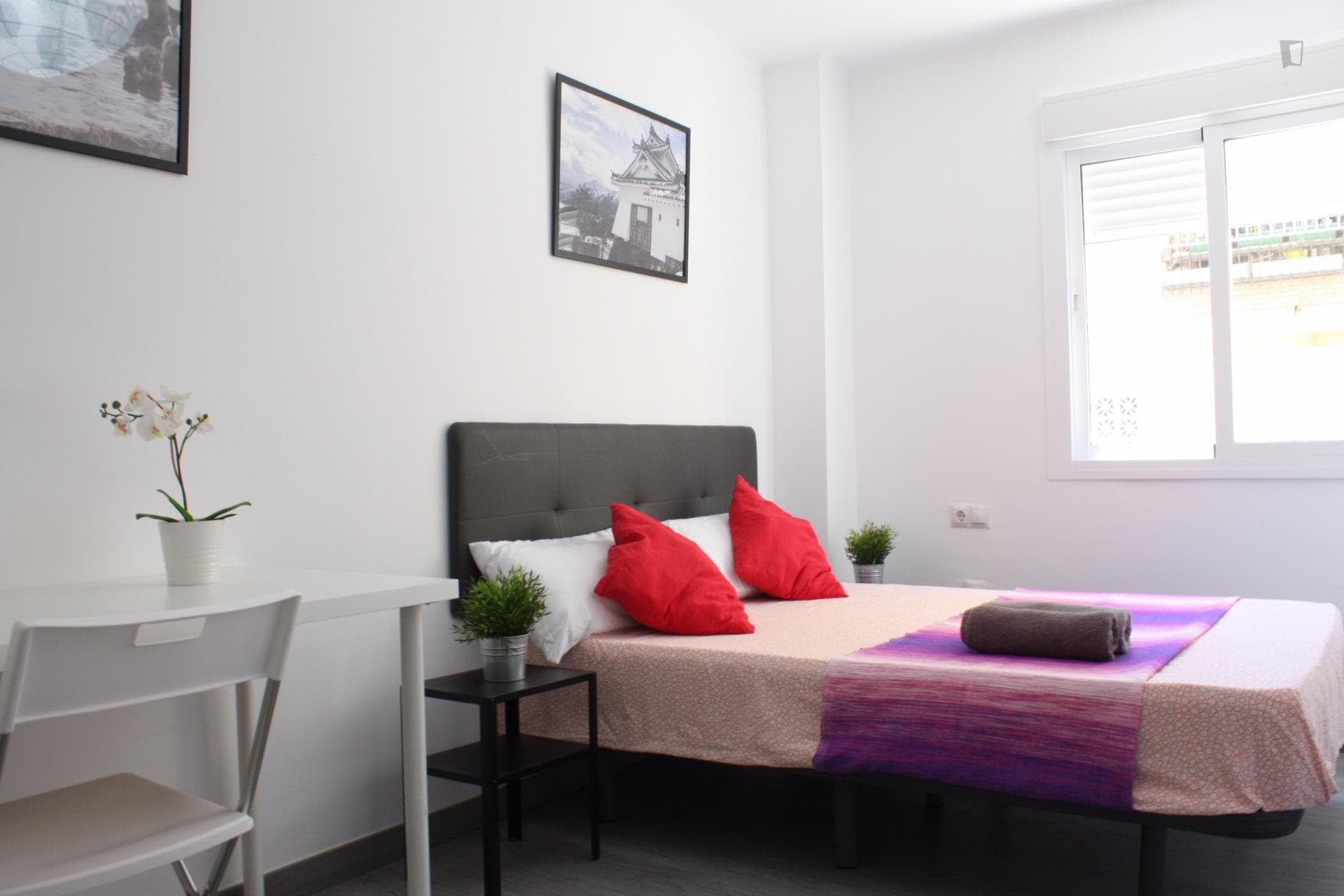 Regente Double bedroom in shared flat In Malaga -Globexs - Bedroom