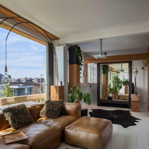 living room studio loft for expats near Antwerp port (5)
