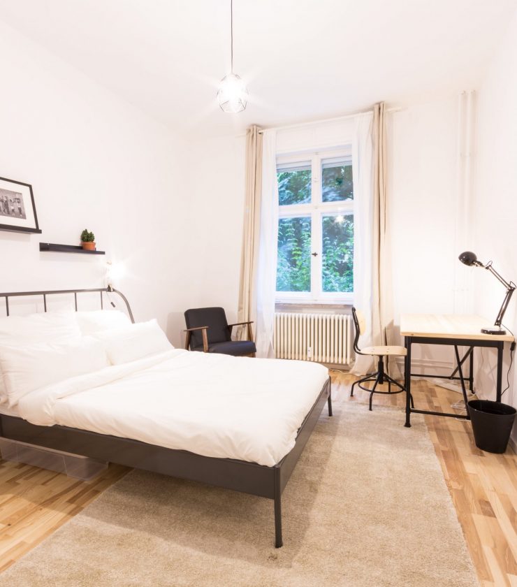 Bedroom in a shared flat in Berlin