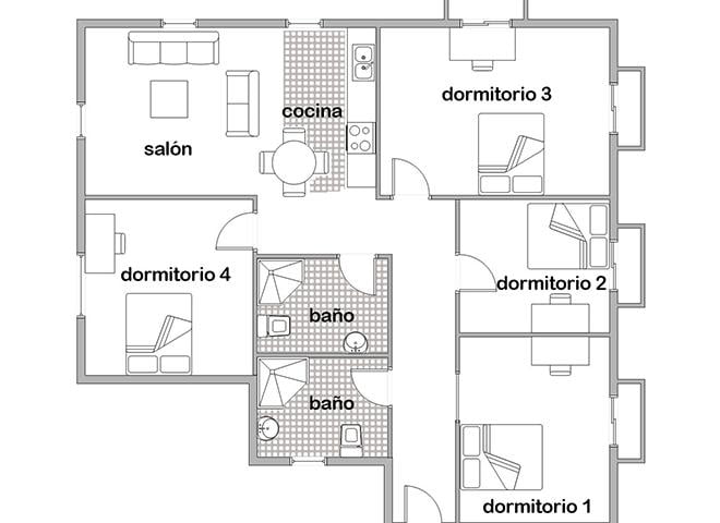 Valdés - Bedroom shared flat in Alicante