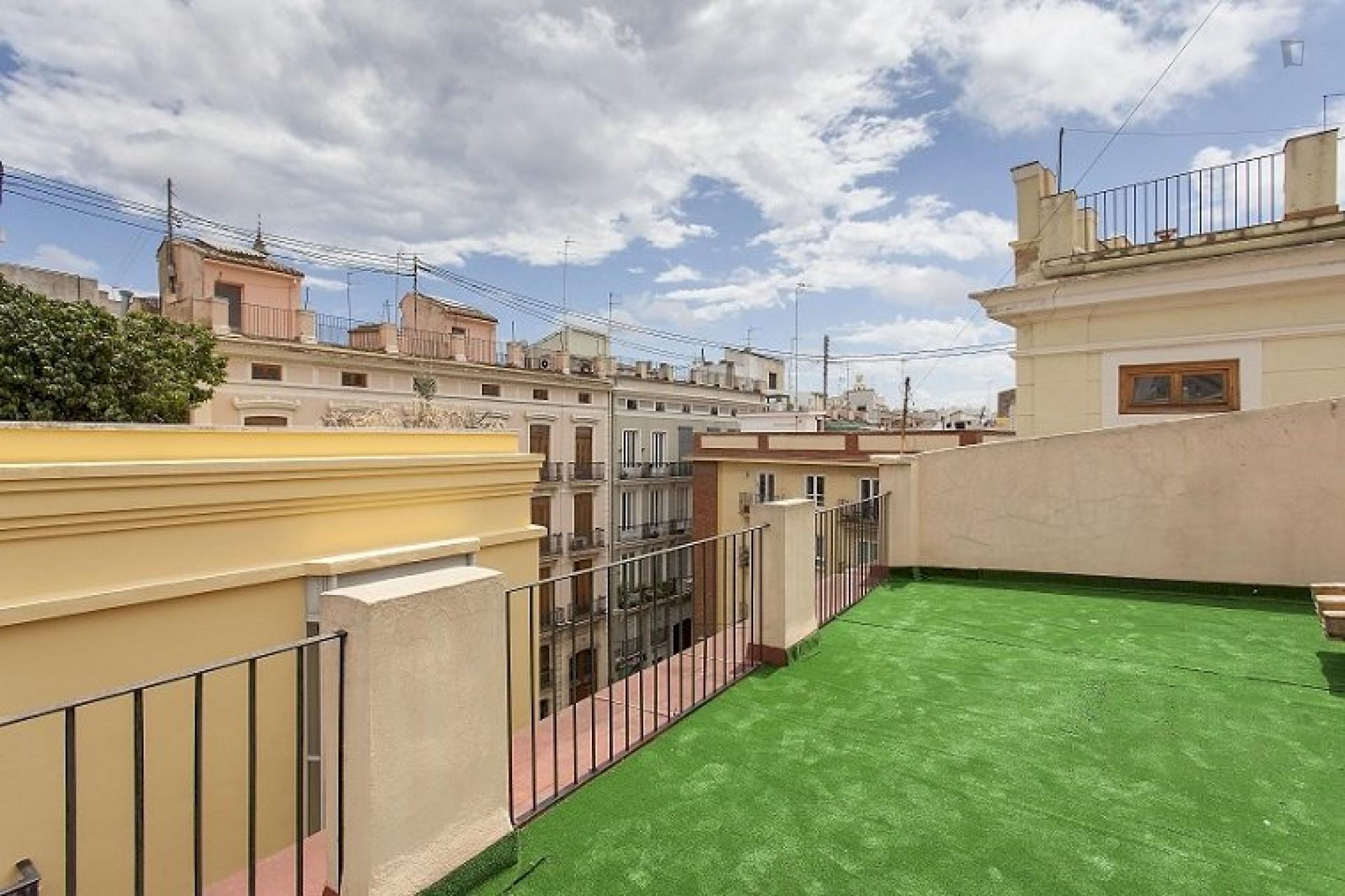 Calatrava - Dormitorio con terraza en Valencia