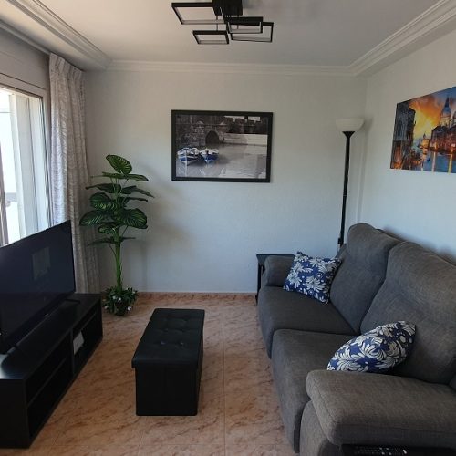 living room penthouse for rent in Valencia