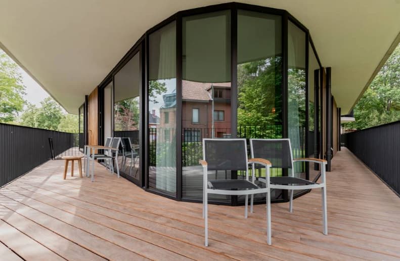 Garden view - Luxury penthouse for rent in Antwerp