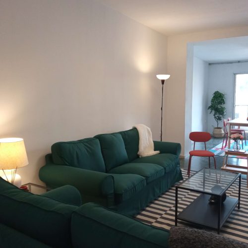 living room 3 apartment for rent in valencia, guillen