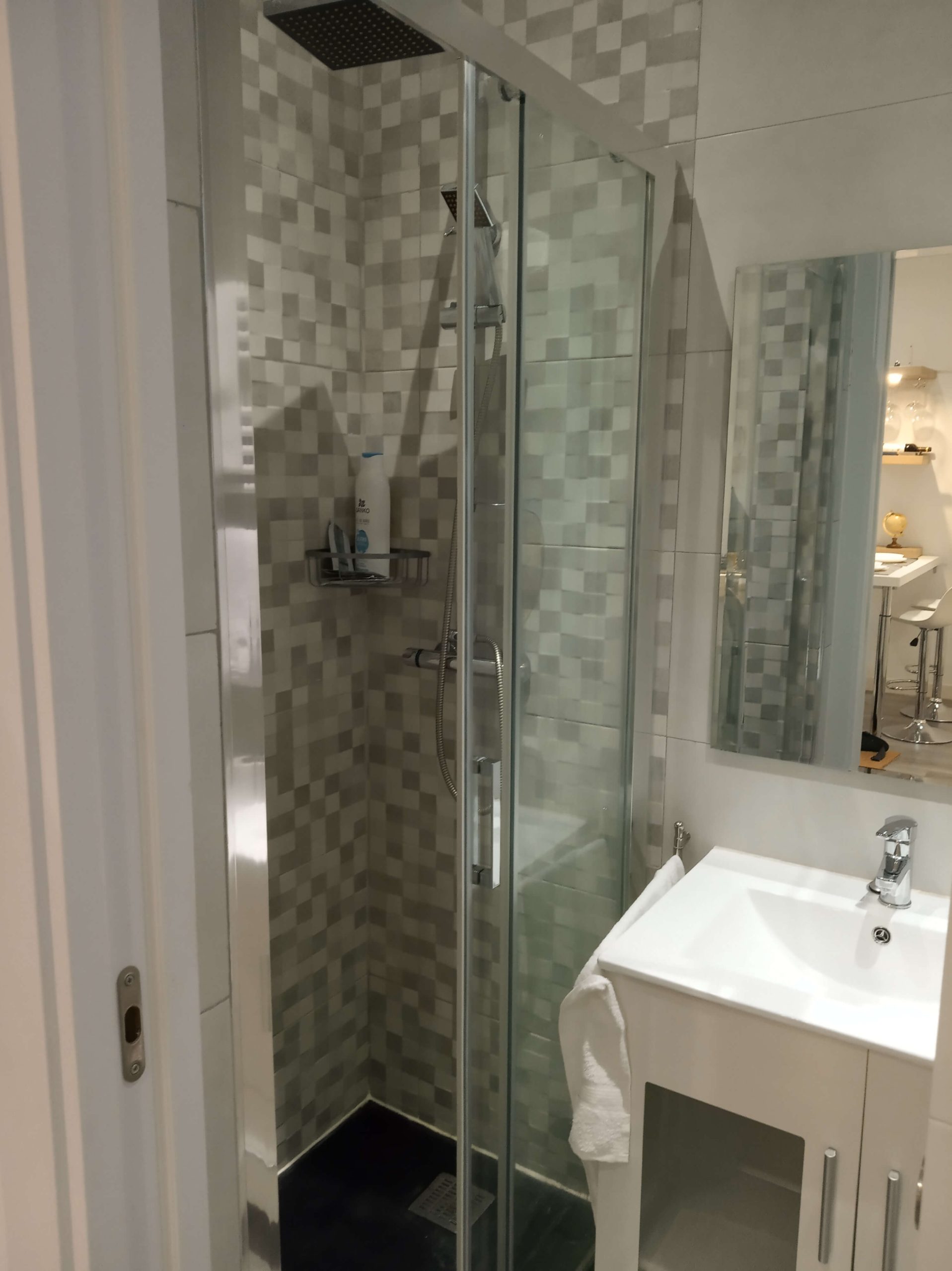 shower apartment in madrid for rent