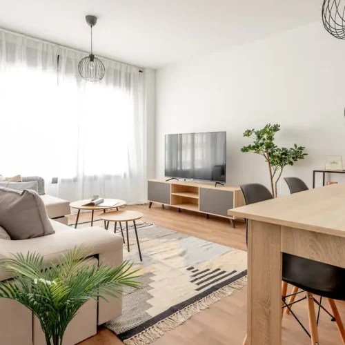 living room Ferenc 5 - Apartment for rent in Madrid