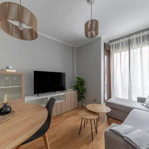 living room apartment for rent in madrid 2