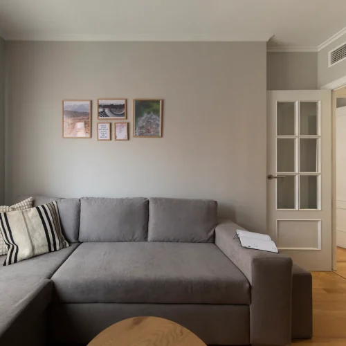 living room apartment for rent in madrid