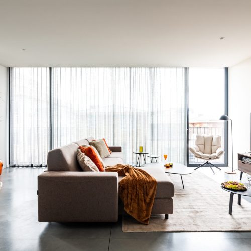 Livingroom 2-bedroom for rent in Brussels