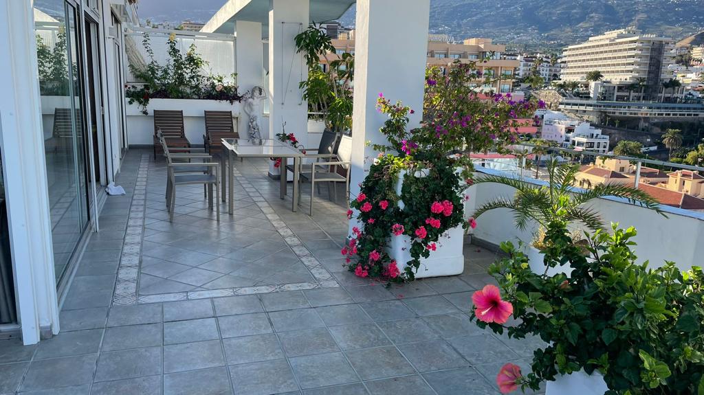 penthouse for rent in Tenerife - terrace