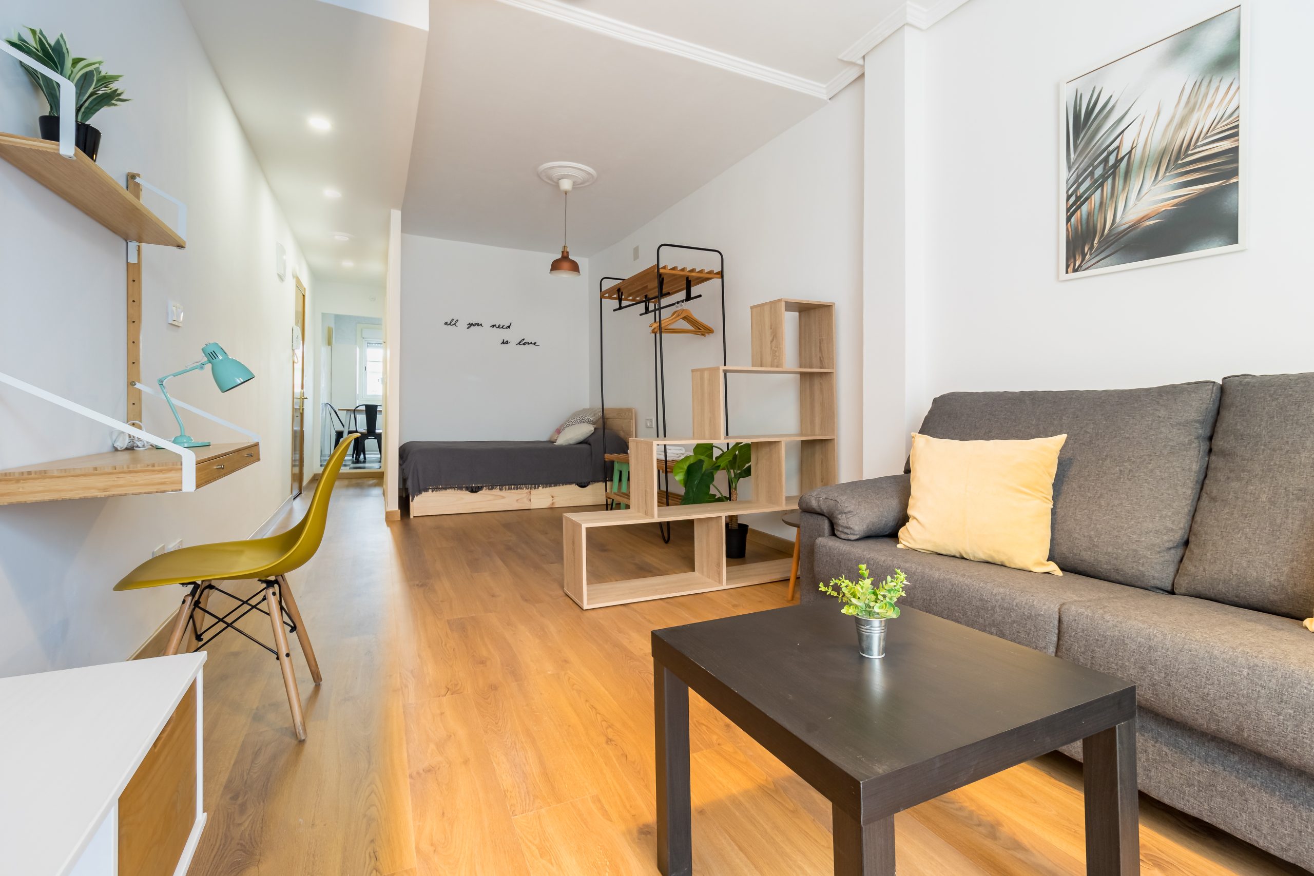 studio for rent in Santander - livingroom