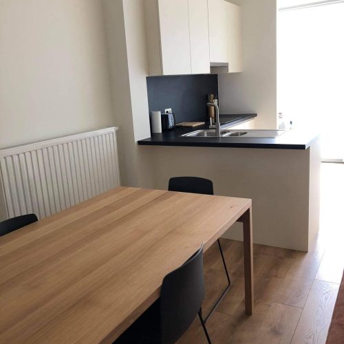 dining table apartment for rent Ghent langestraat