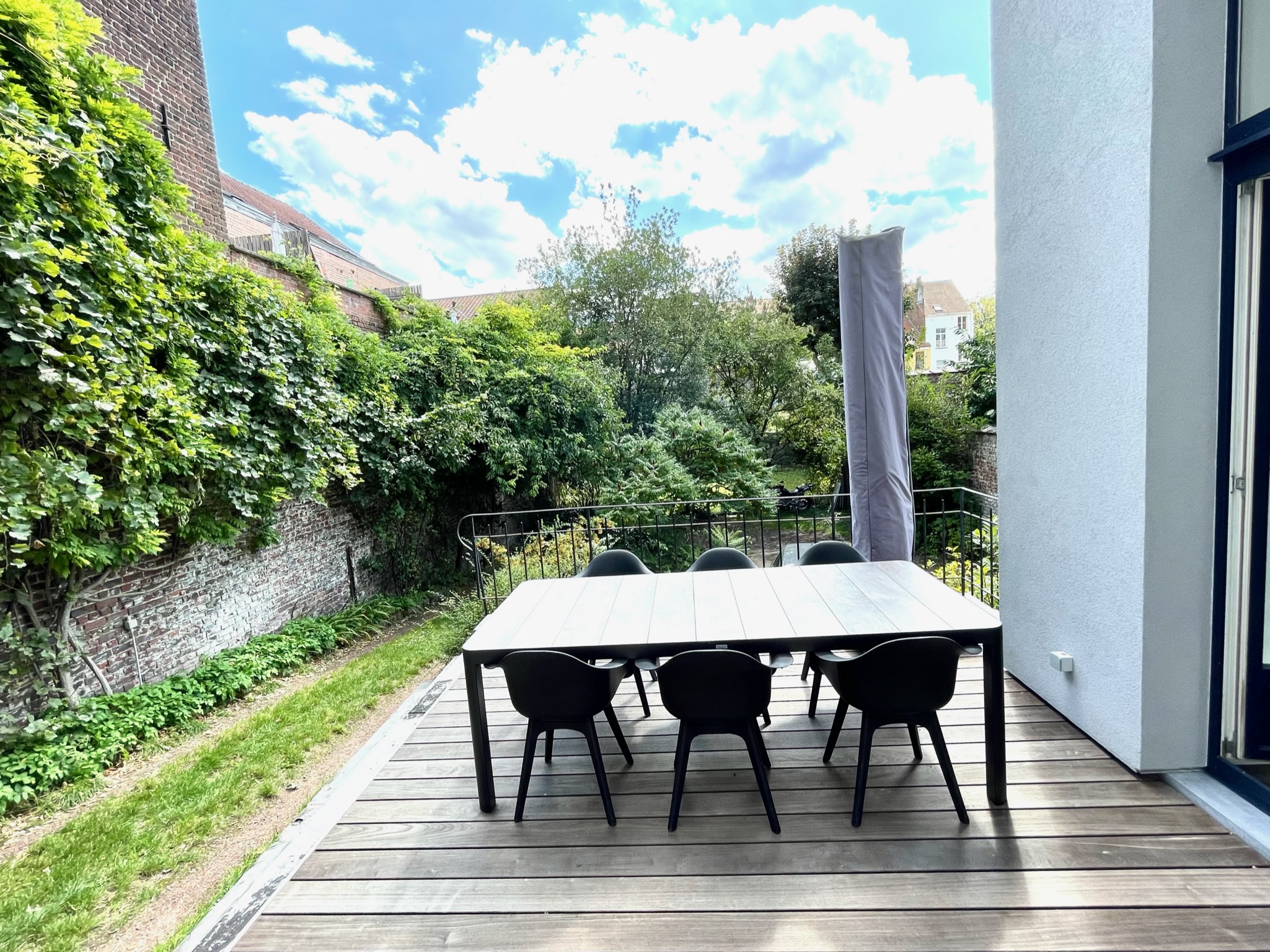 apartment for rent near brussels - terrace