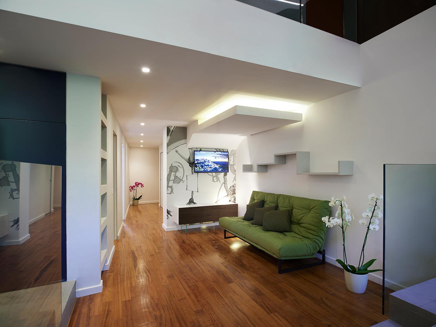 apartment for rent in viterbo - livingroom