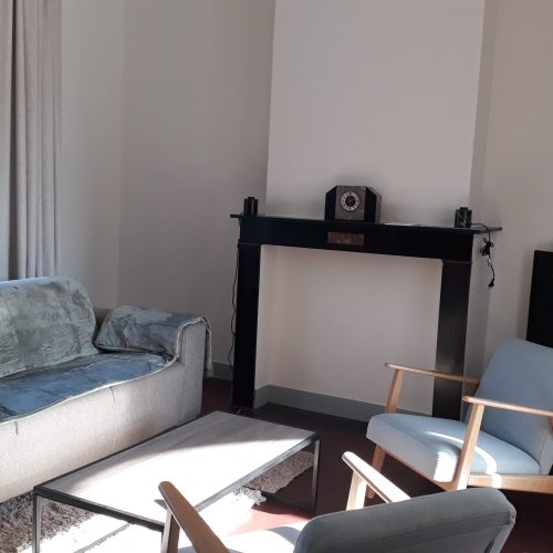apartment for rent in Ghent -livingroom