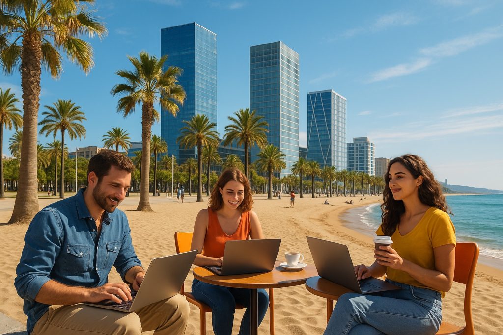 Globexs coliving for digital nomads in Barcelona in vibrant Poblenou, Moving to Barcelona as an Expat