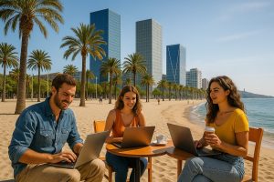 Globexs coliving for digital nomads in Barcelona in vibrant Poblenou, Moving to Barcelona as an Expat